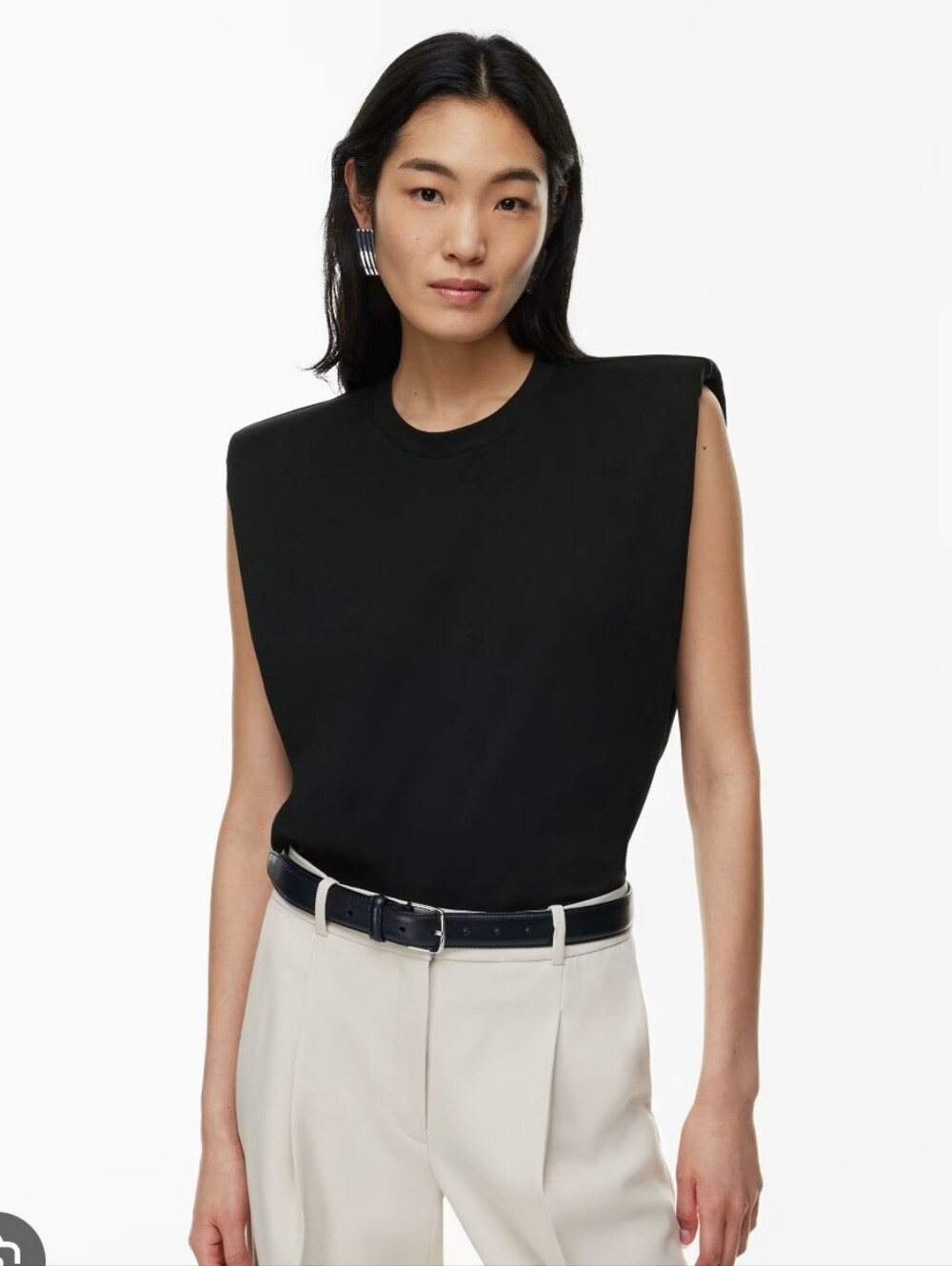 Aritzia Babaton Shoulder Pad Tee